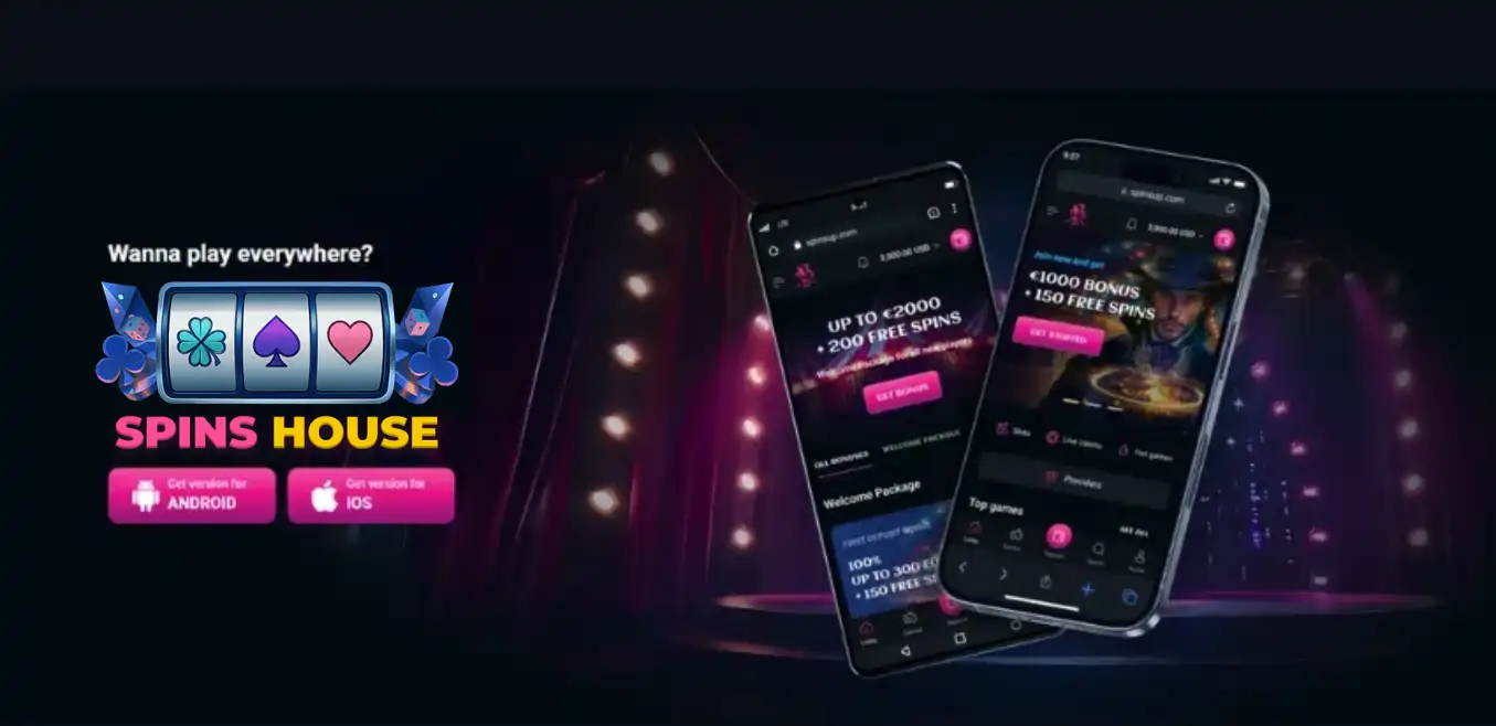 SpinsHouse Casino App Screenshot